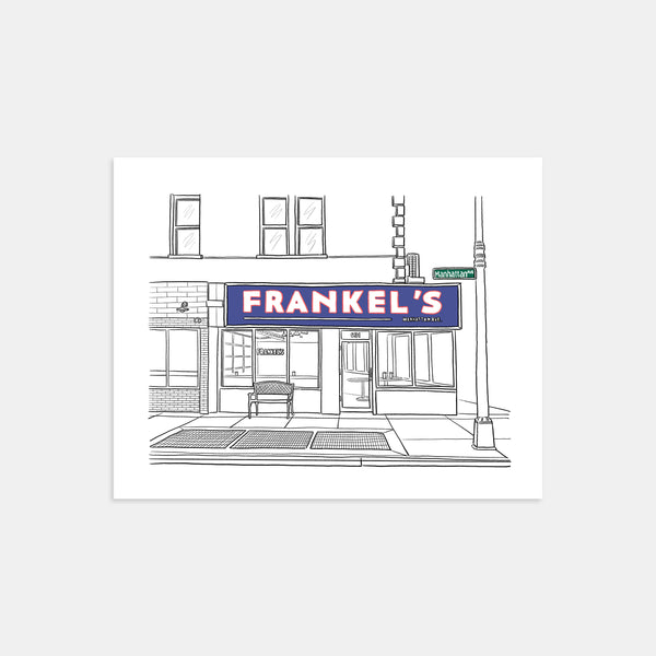 Frankel's Deli New York Art Print