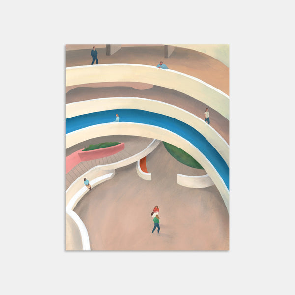 Guggenheim Museum Rotunda Art Print