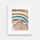 Guggenheim Museum Rotunda Art Print White Frame