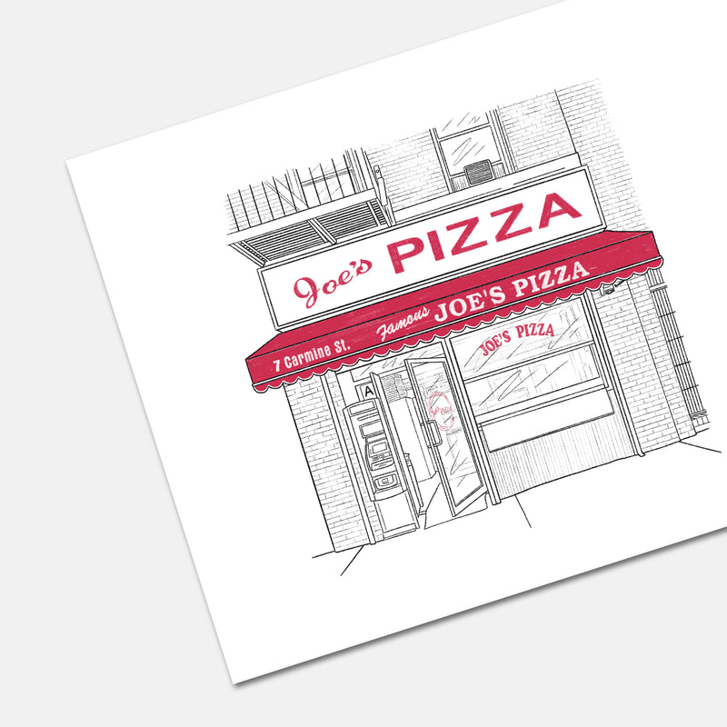 Joe’s Pizza of Greenwich Village Art Print