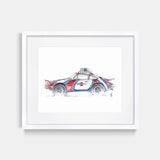 Porsche Martini Art Print by Stefan Saak