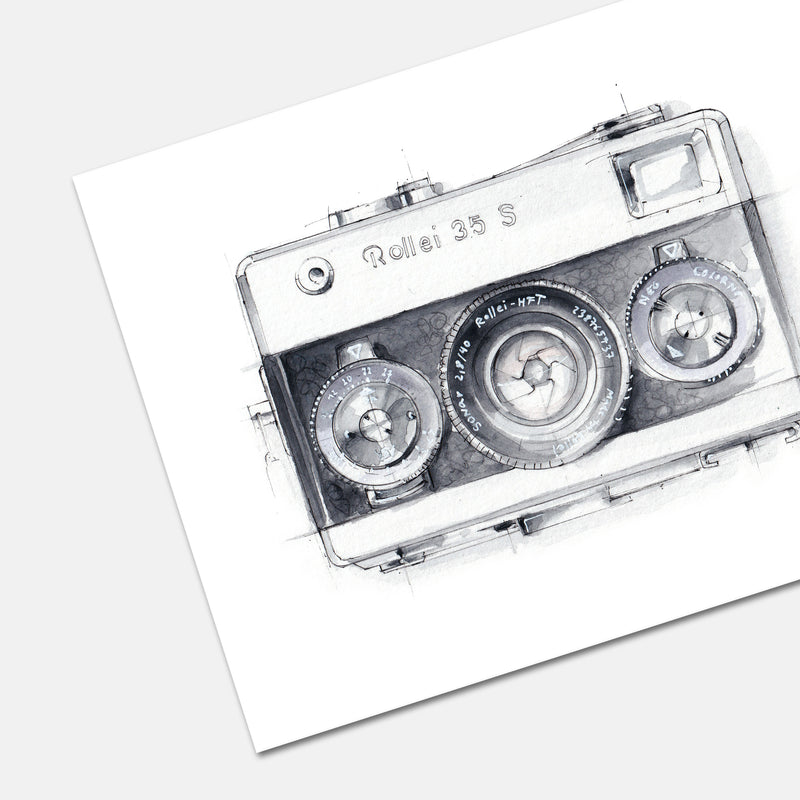 Rollei Camera Print by Stefan Saak
