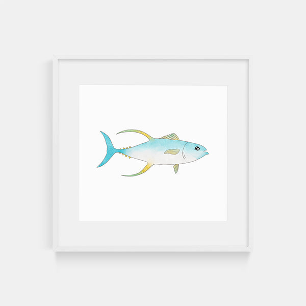 Tuna Watercolor Print